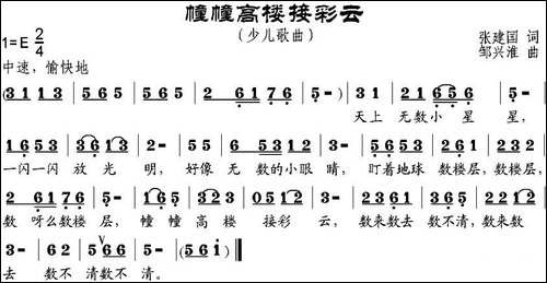 幢幢高楼接彩云