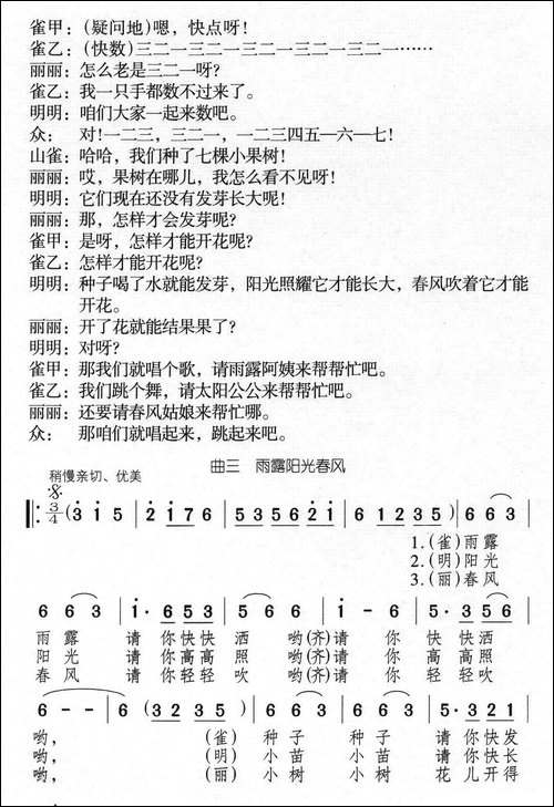 七棵小果树-儿童歌舞剧