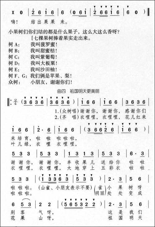 七棵小果树-儿童歌舞剧