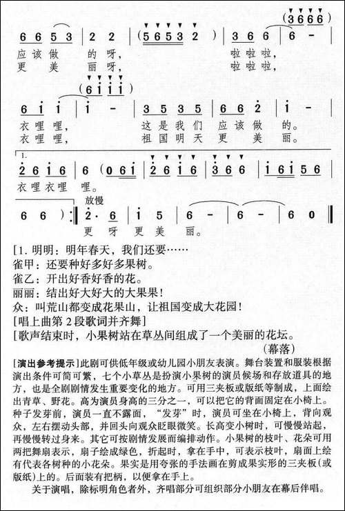 七棵小果树-儿童歌舞剧