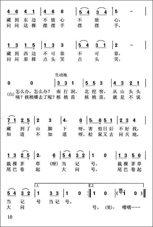 聪明的小傻瓜-石方策词-张烈曲