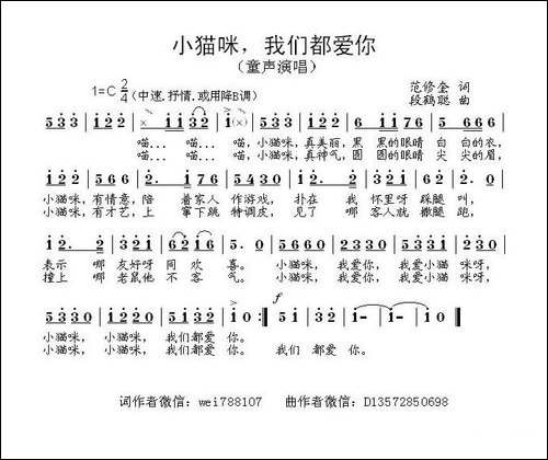 小猫咪，我们都爱你