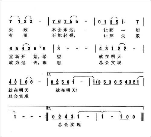 永不言败-芮彭年词-珊卡曲