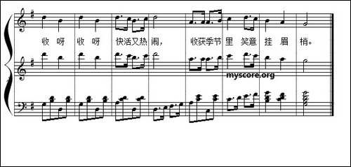 儿歌钢琴伴奏：种玉米