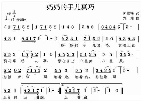 妈妈的手儿真巧