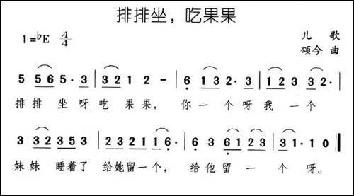 排排坐，吃果果