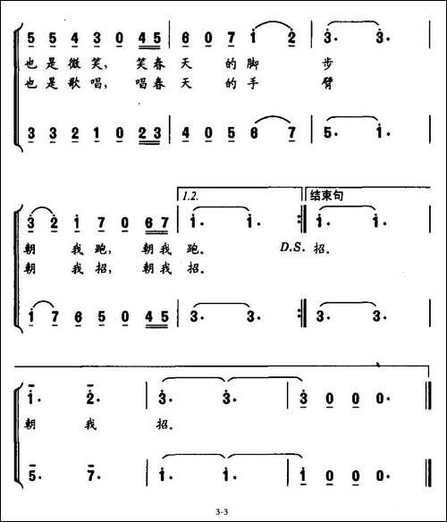 雪花飘-张婷词-陆军曲、合唱