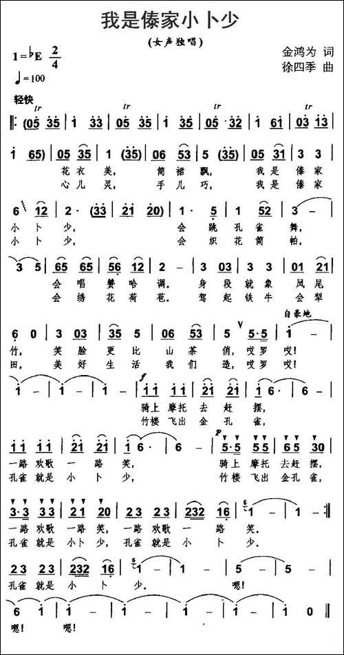 我是傣家小卜少