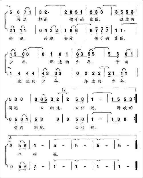 鸽子与少年-对唱