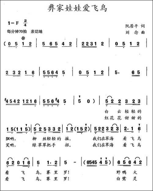 彝家娃娃爱飞鸟