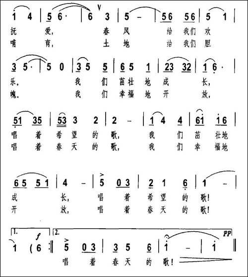 我们是祖国的花朵-金鸿为-词曲