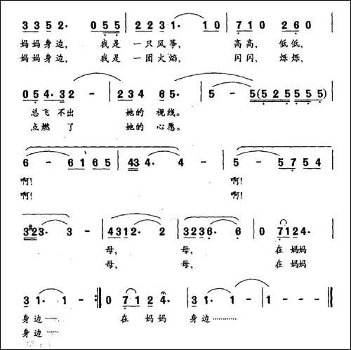 在妈妈身边-俞明龙词-刘馨声曲