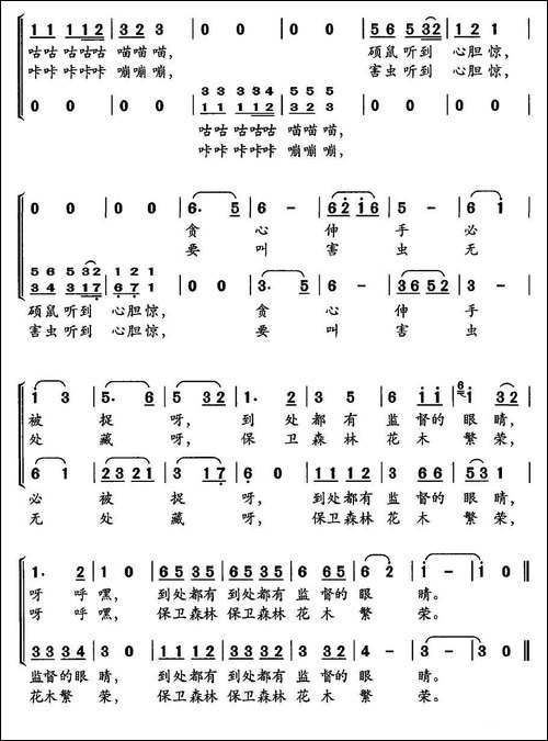 啄木鸟-猫头鹰-合唱