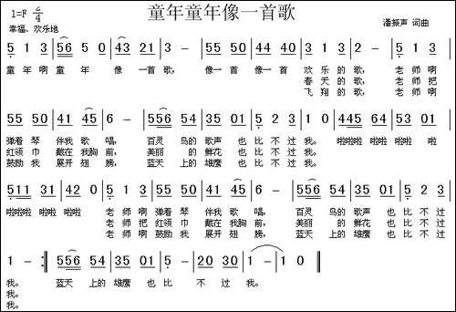 童年童年像一首歌-又名：童年，童年像一首歌
