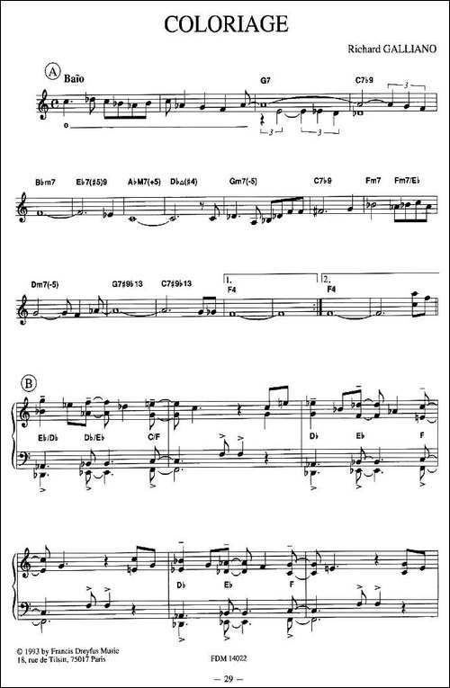 COLORIAGE-手风琴谱