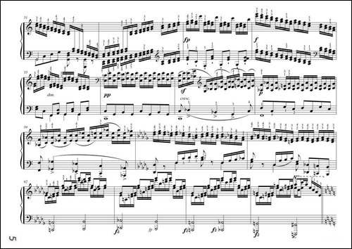 车尔尼大的三度音阶与双音经过句练习-作品245号-手风琴谱