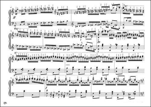 车尔尼大的三度音阶与双音经过句练习-作品245号-手风琴谱