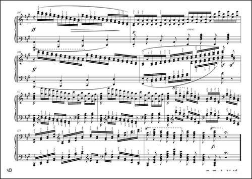 车尔尼大的三度音阶与双音经过句练习-作品245号-手风琴谱