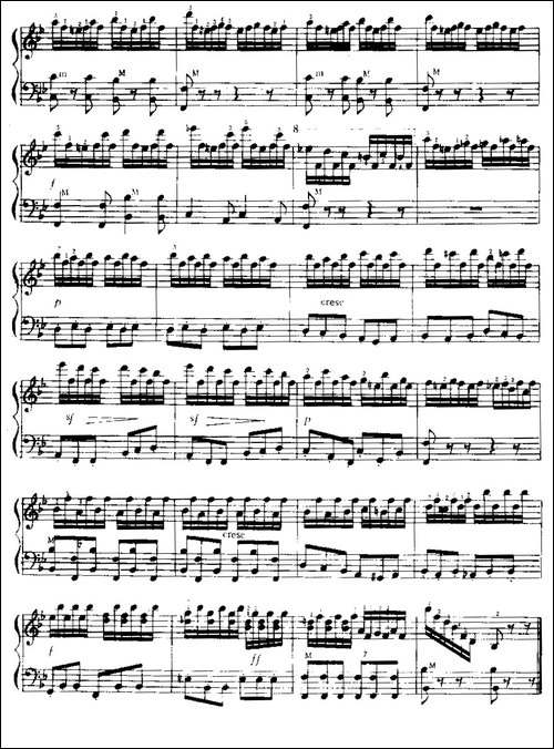 手风琴练习曲-车尔尼作品849之13-手风琴谱