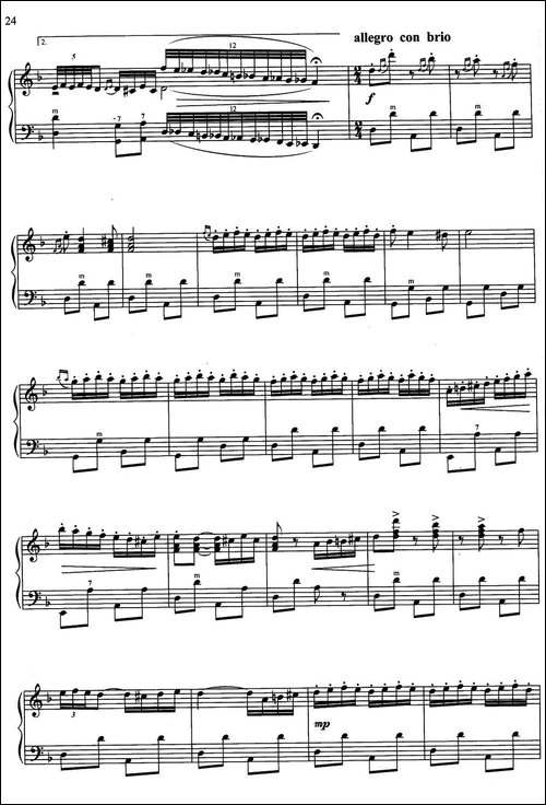 匈牙利舞曲-查尔达什-手风琴谱
