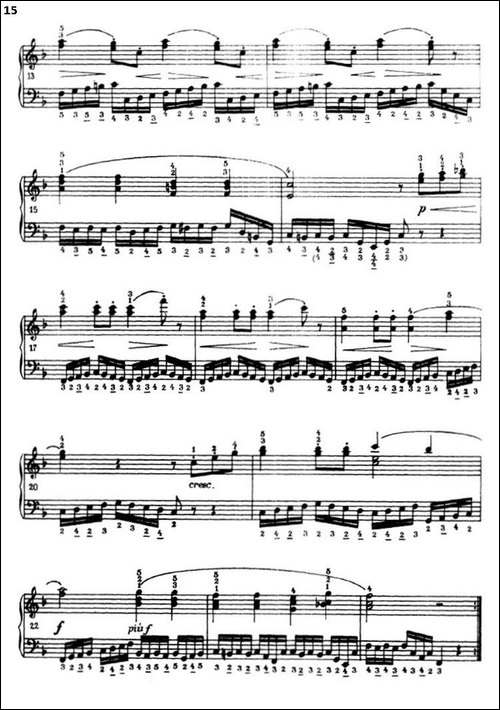 《车尔尼手风琴练习曲集》-第三册-P1—25-手风琴谱