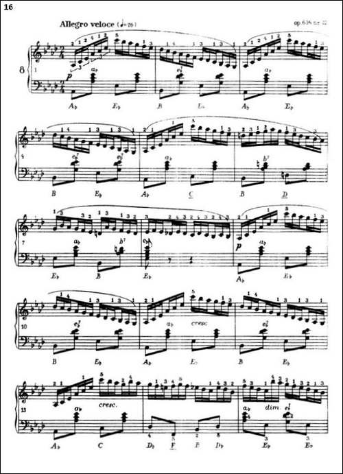 《车尔尼手风琴练习曲集》-第三册-P1—25-手风琴谱