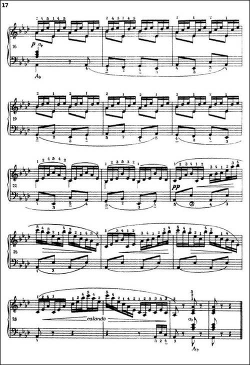 《车尔尼手风琴练习曲集》-第三册-P1—25-手风琴谱