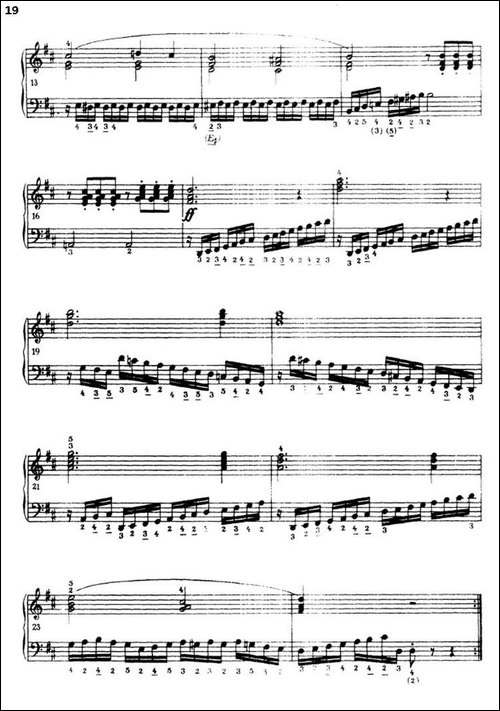 《车尔尼手风琴练习曲集》-第三册-P1—25-手风琴谱