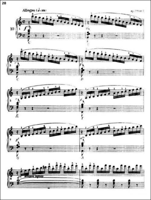 《车尔尼手风琴练习曲集》-第三册-P1—25-手风琴谱