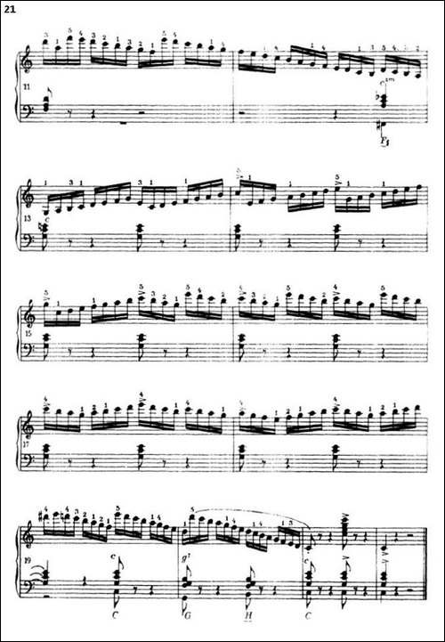 《车尔尼手风琴练习曲集》-第三册-P1—25-手风琴谱