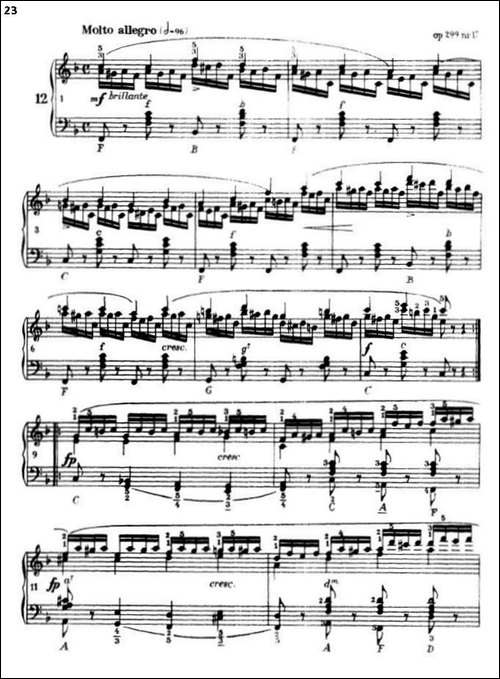 《车尔尼手风琴练习曲集》-第三册-P1—25-手风琴谱