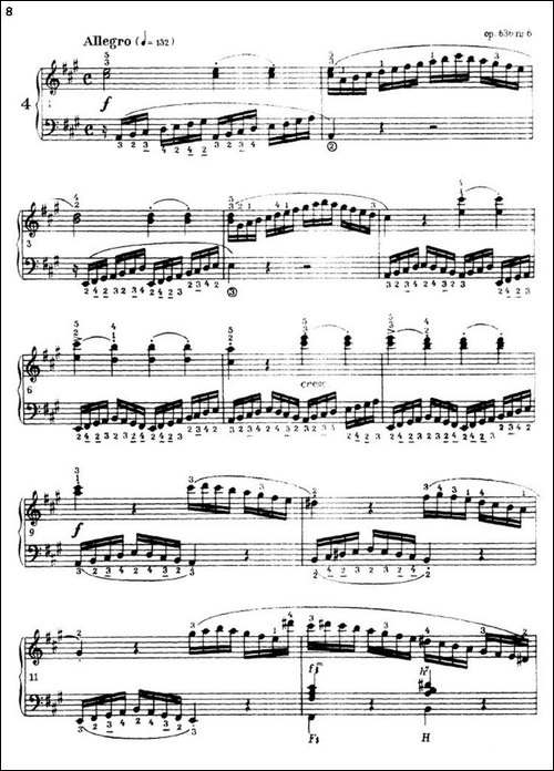《车尔尼手风琴练习曲集》-第三册-P1—25-手风琴谱