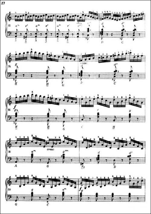 《车尔尼手风琴练习曲集》-第三册-P26—51-手风琴谱