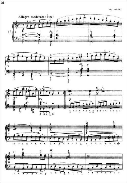 《车尔尼手风琴练习曲集》-第三册-P26—51-手风琴谱