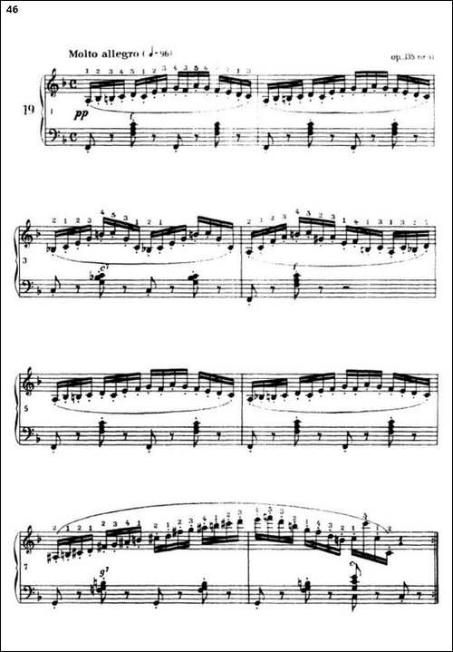 《车尔尼手风琴练习曲集》-第三册-P26—51-手风琴谱