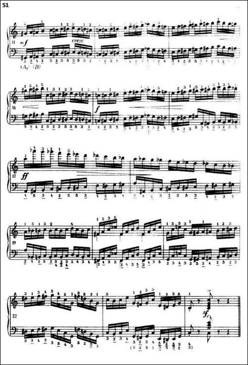 《车尔尼手风琴练习曲集》-第三册-P26—51-手风琴谱