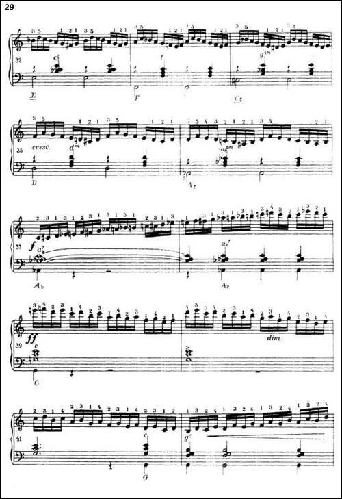 《车尔尼手风琴练习曲集》-第三册-P26—51-手风琴谱