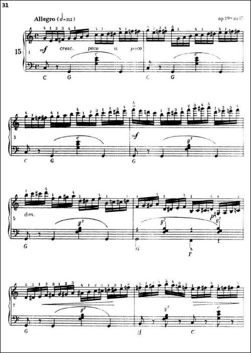《车尔尼手风琴练习曲集》-第三册-P26—51-手风琴谱