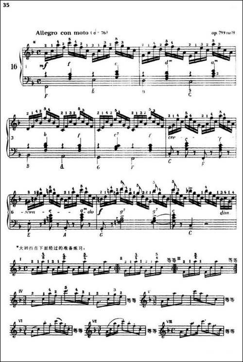《车尔尼手风琴练习曲集》-第三册-P26—51-手风琴谱