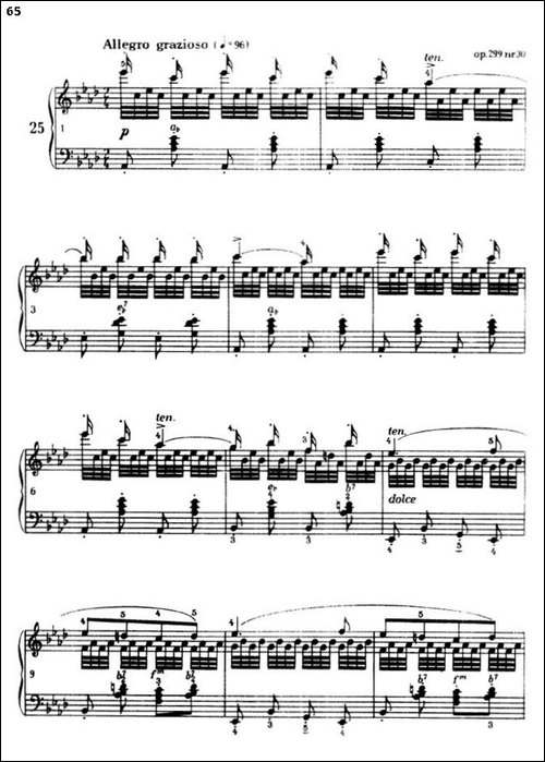 《车尔尼手风琴练习曲集》-第三册-P52—74-手风琴谱
