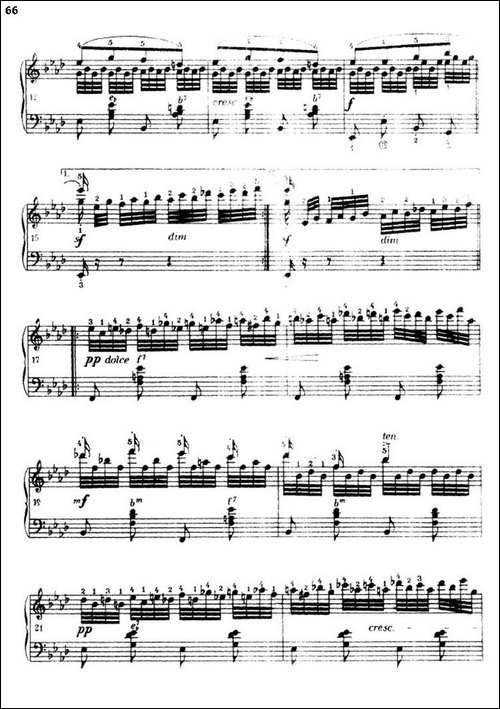 《车尔尼手风琴练习曲集》-第三册-P52—74-手风琴谱