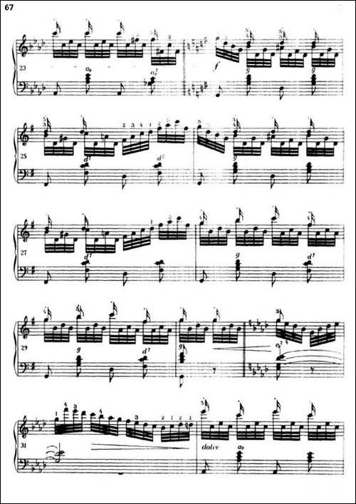 《车尔尼手风琴练习曲集》-第三册-P52—74-手风琴谱