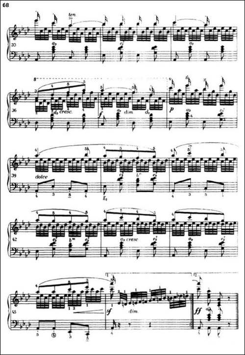 《车尔尼手风琴练习曲集》-第三册-P52—74-手风琴谱