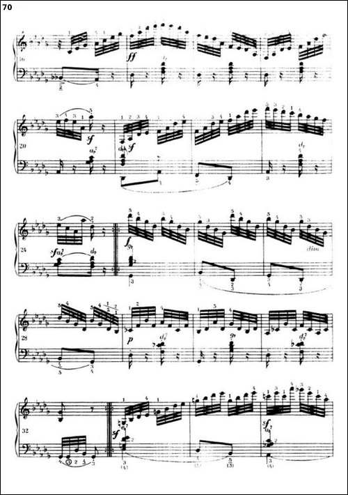 《车尔尼手风琴练习曲集》-第三册-P52—74-手风琴谱