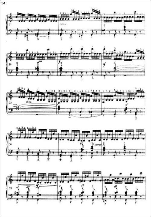 《车尔尼手风琴练习曲集》-第三册-P52—74-手风琴谱