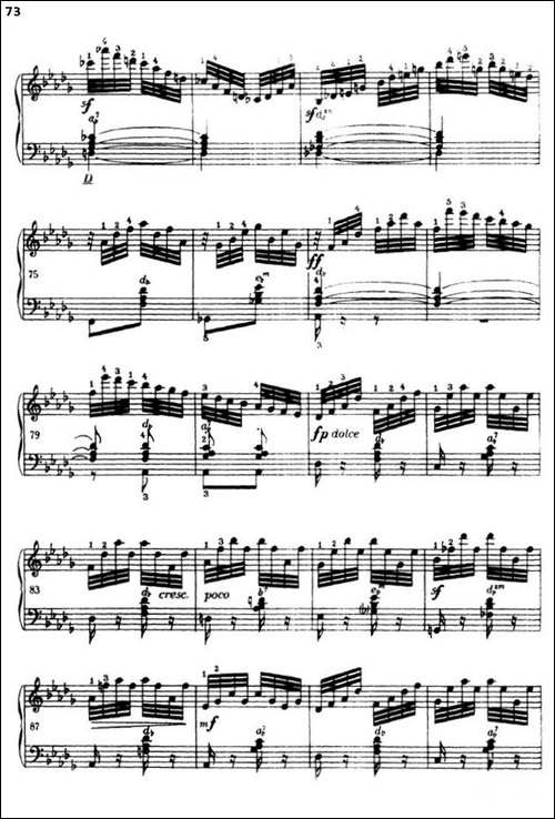 《车尔尼手风琴练习曲集》-第三册-P52—74-手风琴谱
