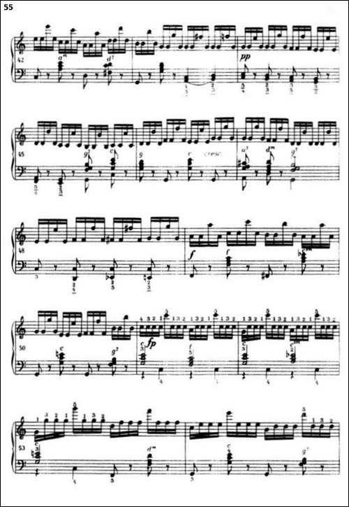 《车尔尼手风琴练习曲集》-第三册-P52—74-手风琴谱