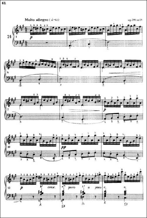《车尔尼手风琴练习曲集》-第三册-P52—74-手风琴谱