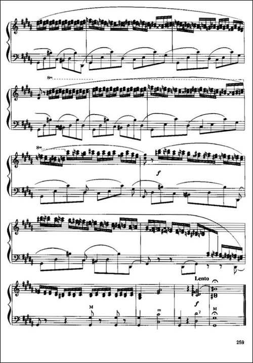 手风琴练习曲-肖邦作品25之6-手风琴谱