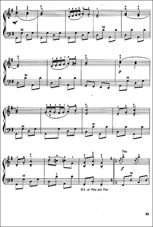 儿童手风琴曲：微笑波尔卡-手风琴谱